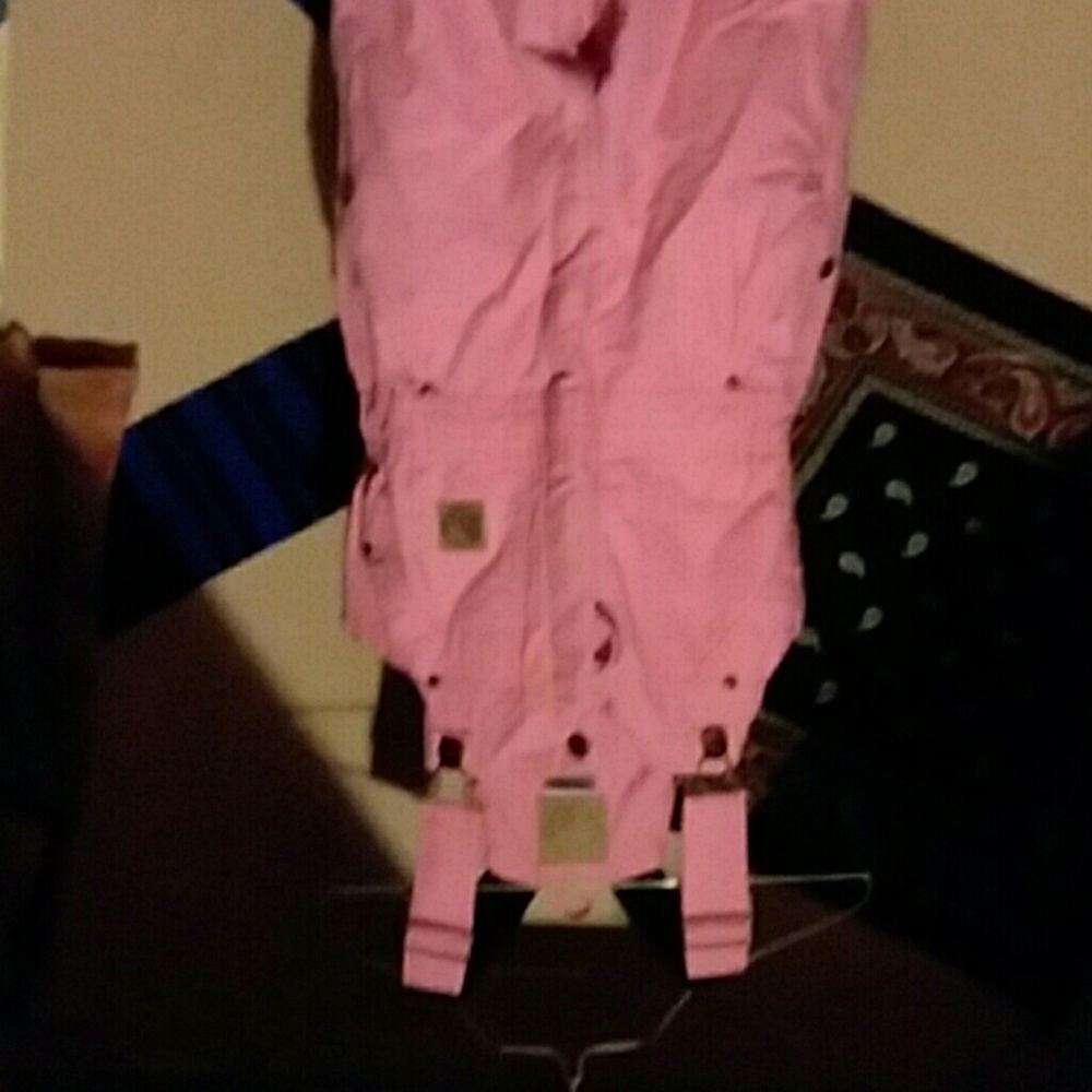 Winter girl work bibs